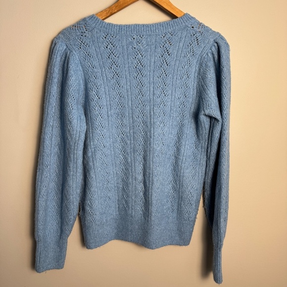 JOIE Women's Long Sleeve Soft Knit Wool Blend Sweater‎ Powder Blue Size Small - Picture 5 of 11